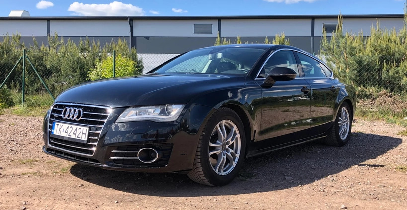 Audi A7 cena 62000 przebieg: 244146, rok produkcji 2010 z Kielce małe 191